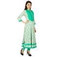 thumbnail image 1 of Phagun Kurta en Rayonne Ethnique de Designer Kurti Décontractée Damassé Tunique-Robe pour Femmes, 1 of 1