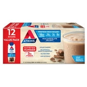 Atkins Ready to Drink Protein-Rich Shake, Milk Chocolate Delight, 12 Count