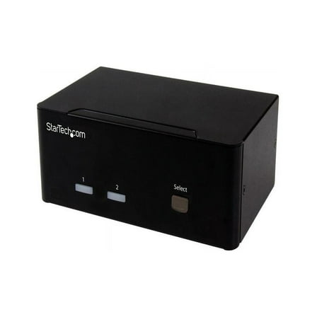 StarTech.com 2-port KVM Switch with Dual VGA and 2-port USB Hub, USB 2.0
