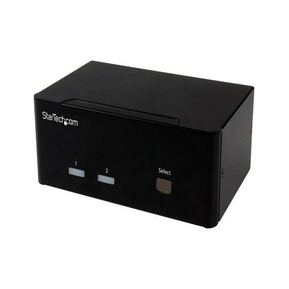 StarTech.com 2-port KVM Switch with Dual VGA and 2-port USB Hub, USB 2.0