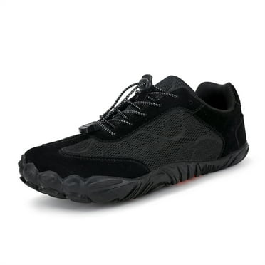 HAOSHIDUO Mens Hike Barefoot Shoes Breathable Non-Slip Zero Drop Wide Toe Water Shoes Size 6.5