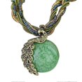 thumbnail image 1 of Collar con Colgante de ópalo sintético y diamantes de imitación yuxing Bohemio para mujer regalo verde 52047, 1 of 5