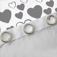 thumbnail image 4 of Homewish Love Heart Print Black Out Curtains, Kawaii Cartoon Curtains Pack of 2 (42x63 Each), Teens Kids Girls Women Bedroom Curtains, Blackout Curtains Room Decor, 4 of 6