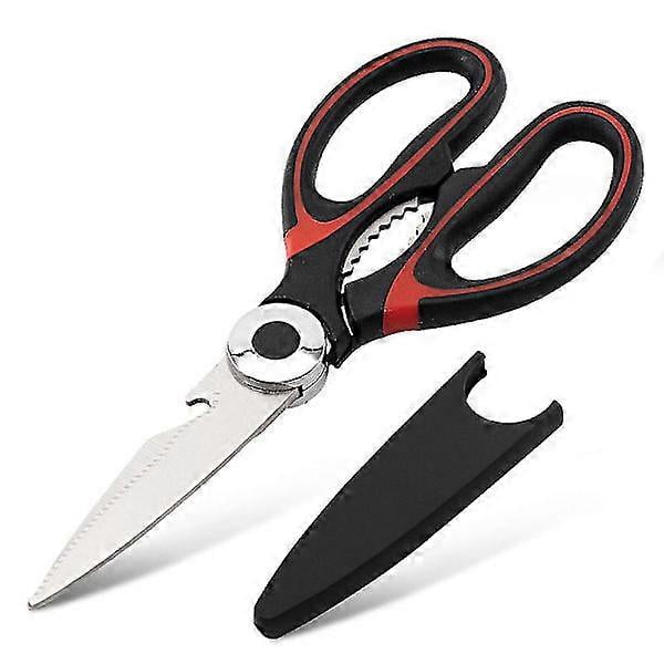 Kitchen Scissors, Heavy Duty Practical Stainless Steel Scissors, Chicken, Poultry, Fish, Meat, Vegetables, Flowers