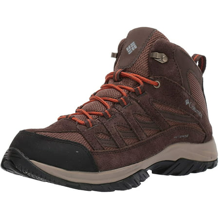 Columbia Men's Crestwood MID Waterproof Hiking Shoe, Dark Brown, Dark ...