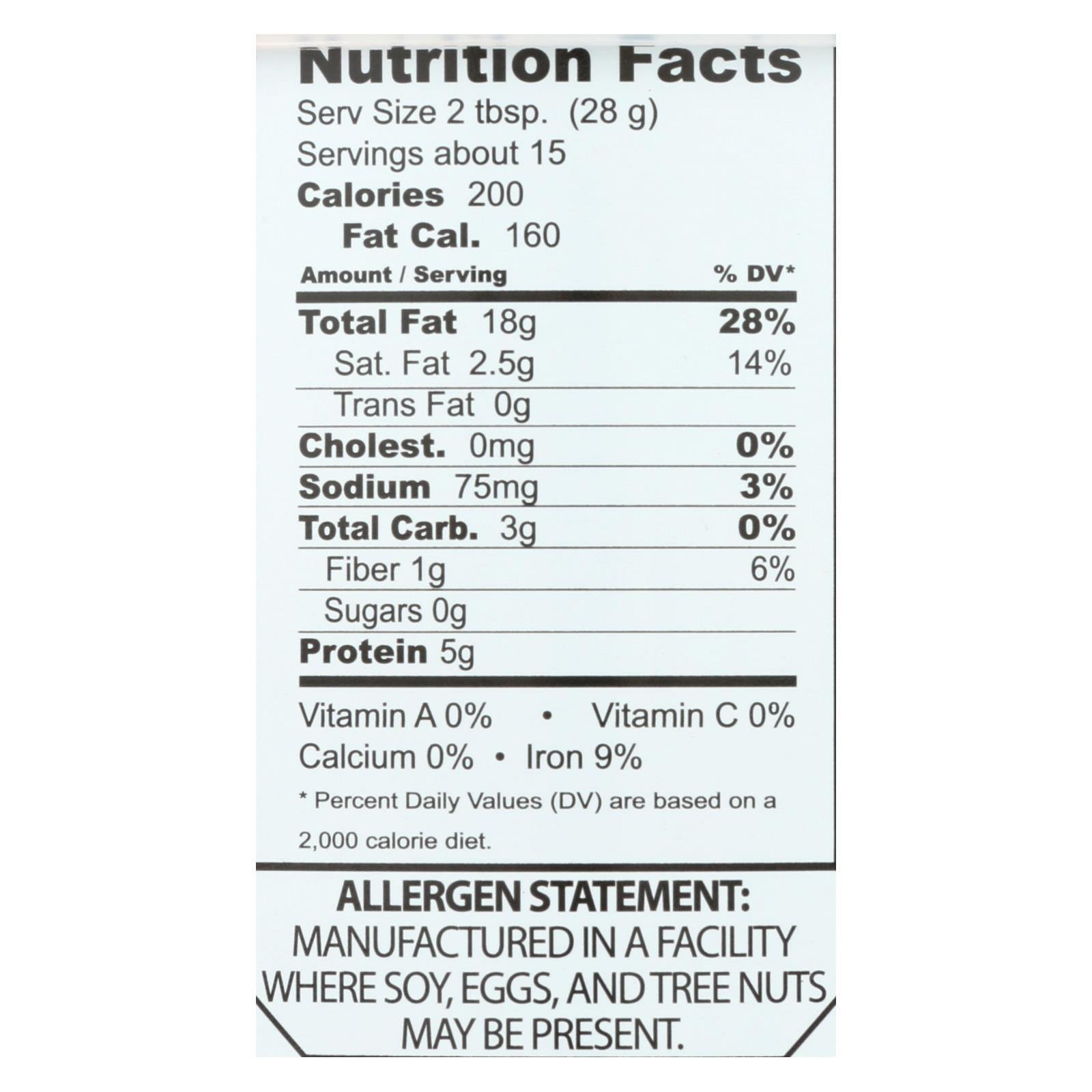  Joyva Tahini Creamy Puree Sesame Seeds, 15 oz