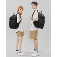 thumbnail image 2 of Mochila FOKDUVB totalmente negra para estudiantes de secundaria, 2 of 7