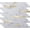 10 Pcs-white Slate With Gold Studded, variant on 10-Sheet Peel and Stick Stone Overlay Kitchen Backsplash Tile - Volakas White Embellished with Metal Gold