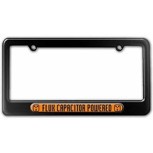 Flux Capacitor Powered License Plate Tag Frame