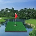 thumbnail image 4 of Floating Golf for Pool, Backyard Game, Golf Putting Green Chipping Turf Backyard Game - 55x55CM Hole, 4 of 10