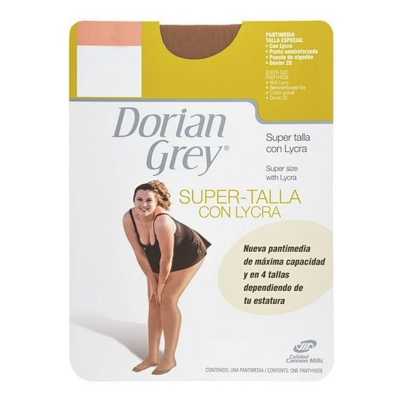 Pantimedia Dorian Grey para Mujer, Super Natural Bronce Talla EG