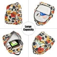 thumbnail image 5 of FORMRS Mini Backpack Purse for Women Travel Daypack Casual Shoulder Bag, Floral Pattern, 5 of 7