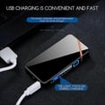 thumbnail image 5 of USB Rechargeable Plasma Dual Arc Lighter, Fingerprint Sensor Windproof Flameless Metal Lighter for Men Gift, 5 of 5