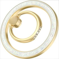 Magnetic Phone Grip, Magnetic Ring Holder, 360°Rotating Finger Kickstand for MagSafe, compatible with iPhone 16 Pro Max 15 14 13 12 Plus & Android Phone (Starry White)