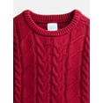 thumbnail image 2 of Wonder Nation Toddler Boys Cable Knit Sweater, Sizes 12M-5T, 2 of 3