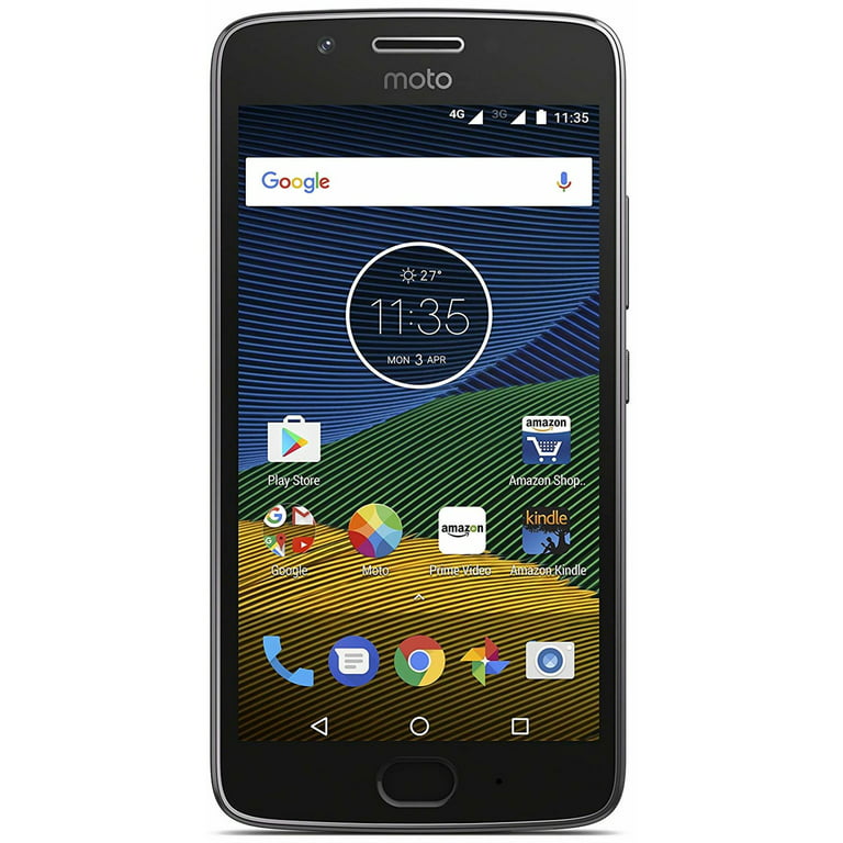  Moto G5 (5th Generation) - 32GB GSM Unlocked Android Smartphone  (Lunar Gray) : Cell Phones & Accessories