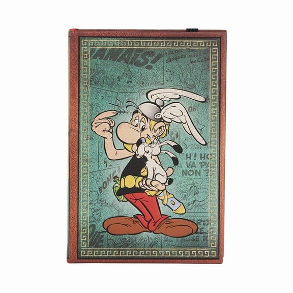 Paperblanks | Asterix the Gaul | The Adventures of Asterix | Hardcover Journals | Mini | Lined | Elastic Band | 176 Pg | 85 GSM (Diary)