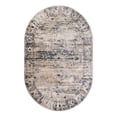 thumbnail image 2 of Unique Loom Portland Collection Area Rug - Canby (6' 1" x 9' Oval Gray/Blue), 2 of 11
