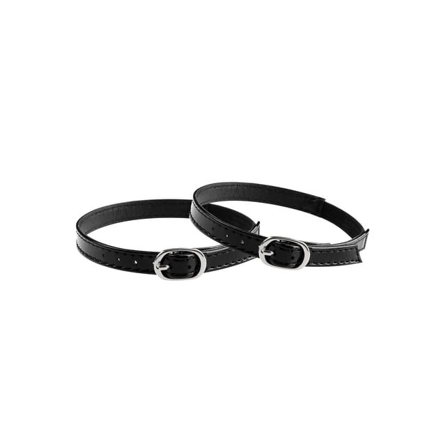 Unique Bargains Women's Solid Color Elastic Detachable Buckle Shoe Ankle Straps Belt