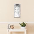 thumbnail image 4 of ArtToFrames 10" x 23" Bright Silver Picture Frame, 10x23 inch Silver Wood Poster Frame (WOM-4752), 4 of 8