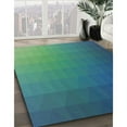 thumbnail image 2 of Ahgly Company Indoor Rectangle Patterned Blue Novelty Area Rugs, 7' x 10', 2 of 6