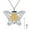 Silver Cubic Zirconia, variant on Coachuhhar Opal Butterfly Urn Necklace for Ashes 925 Sterling Silver Celtic Knot Necklace Cremation Necklace for Ashes Keepsake Memorial Butterfly Cremation Jewelry Gifts for Women
