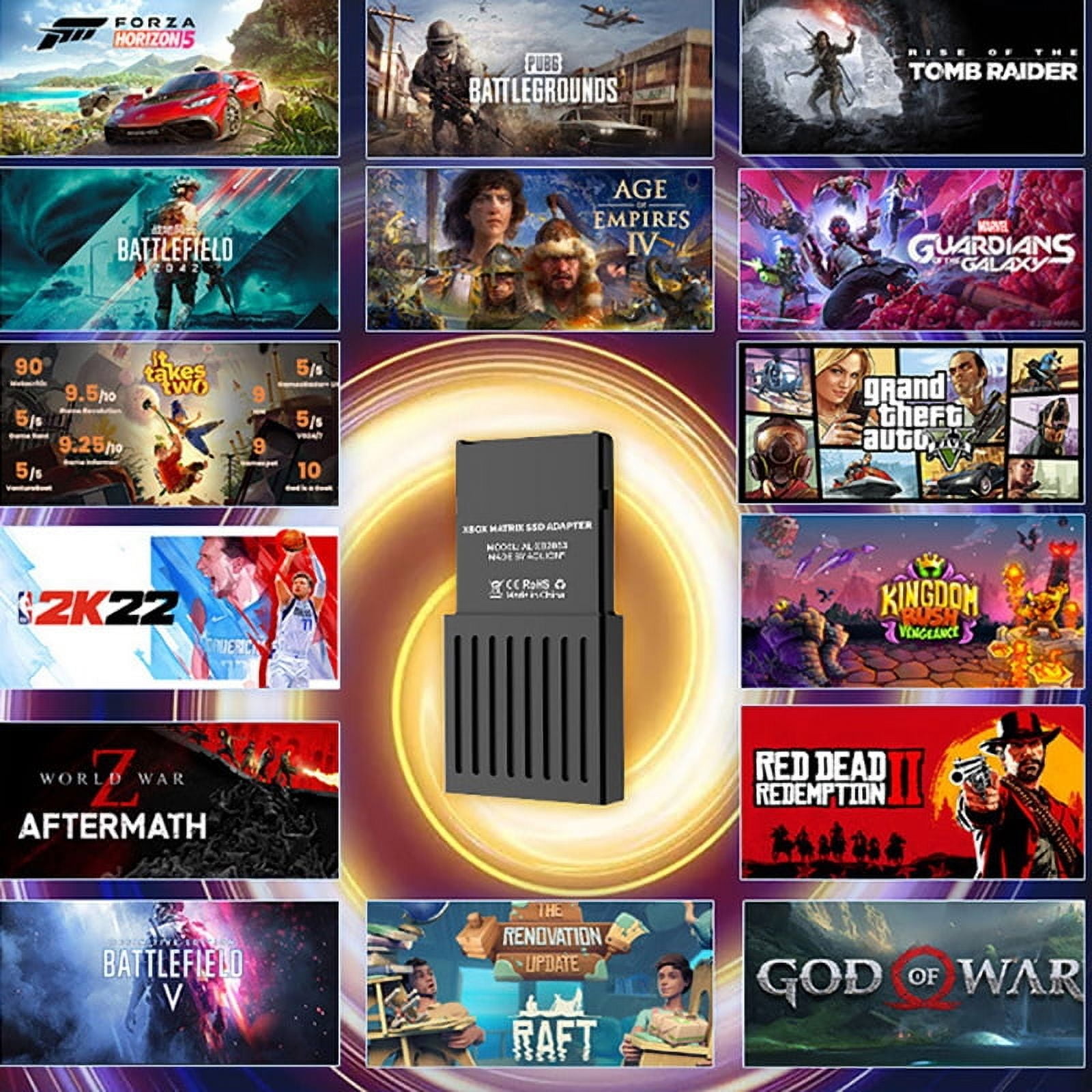 External Solid State Drives Fit for Xbox Series X/S, External Host Hard Drive Conversion Box