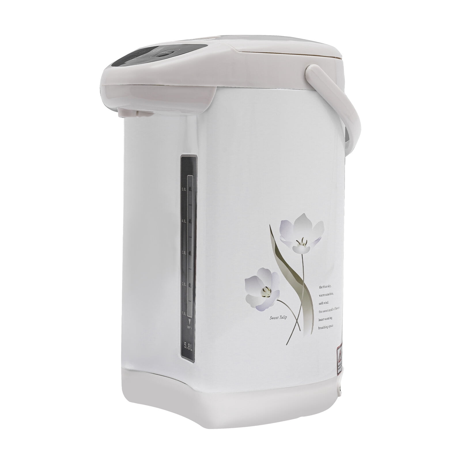 4L Water Boiler & Warmer, 304 Stainless Steel Removable Water Tank, Electric Kettle 110V 750W 7.87*15in Used in Dining Rooms, Living Rooms, Kitchens