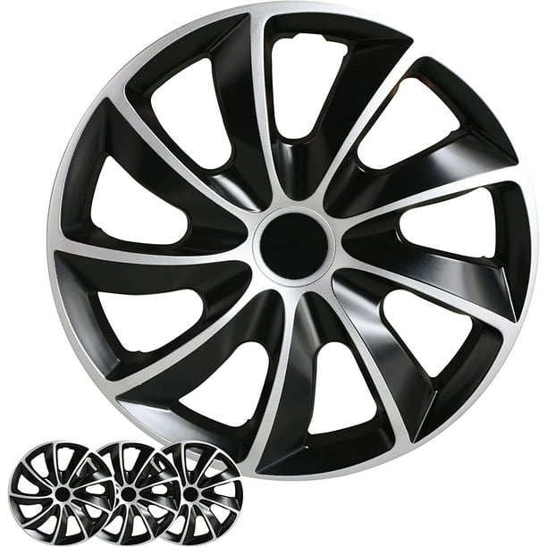 Wheel Cover Kit, 16 Inch Hubcaps Set of 4 Automotive Hub Caps with