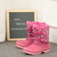 thumbnail image 4 of Dream Pairs Boys & Girls Winter Zip Snow Boots Outdoor Warm Waterproof Sport Snow Boot DUCKO PINK Size 13, 4 of 5