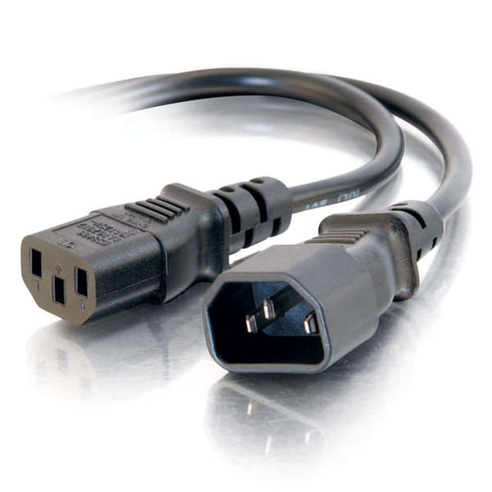 C2G 10ft 14 AWG 250 Volt Power Extension Cord (IEC320C14 to IEC320C13