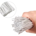 thumbnail image 4 of 1000 bridas de plástico blanco de 5 pulgadas, bridas para cables, para bolsas, herramientas de jardinería, bridas de plástico, bridas para mascarillas, plantas y fiestas, 4 of 5