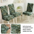 thumbnail image 5 of Decorative Paisley Ethnic Bohemian Dining Chair Covers Set of 4 Vintage Floral Retro Colorful Washable Polyester Stretch Slipcovers Removable Protector for Chic Home Decor, 5 of 7