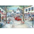 thumbnail image 2 of Manning, Ruane 24x17 Black Ornate Wood Framed with Double Matting Museum Art Print Titled - Liberty Lane, 2 of 4