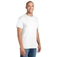 thumbnail image 3 of Gildan DryBlend Short Sleeve T-Shirt for Men, Crew Neck, Classic Fit, White, S-3XL, 1-Pack, 3 of 5