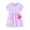 1# Purple Princess, variant on Rimyaw Toddler Girls Princess Dress, Short Sleeve A-Line Summer Sundress, Soft Casual Purple Dress, Size 4T