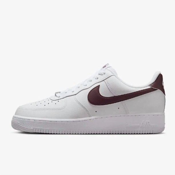 Ni&ke Air Force 1 '07 Low Shoes 'White/Burgundy' (FJ4146-112) Expeditedship