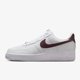 thumbnail image 1 of Ni&ke Air Force 1 '07 Low Shoes 'White/Burgundy' (FJ4146-112) Expeditedship, 1 of 6