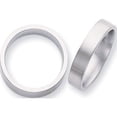 thumbnail image 5 of Titanium Brushed 5mm Flat Band (Size 7) Made In China tb8-7, 5 of 5