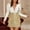 Khaki, variant on Rciityk Cocktail Dress for Women,Spring Summer Formal Dresses Elegant Wrap V Neck Party Skinny Dress,Trendy Mesh Patchwork Long Sleeve Dress