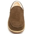 thumbnail image 2 of Minnetonka Men's Tilden Moccasin Suede Indoor and Outdoor Slippers, Autumn Brown, Size 7, 2 of 6
