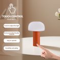 thumbnail image 2 of Lámpara Mesa Setas LED Con Noche Junto A La Cama Táctil Recargable Por USB para Dormitorio/comedor, 2 of 9