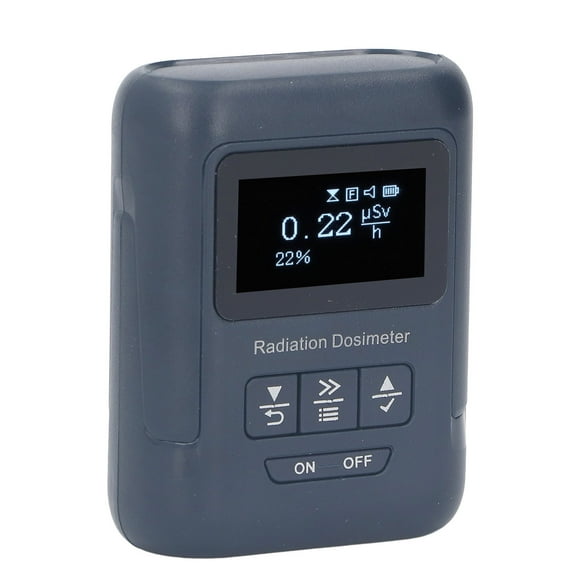 Radiation Detector, Accurate High Decibel Sound Alarm Portable Wear Radiation Detector Dosimeter Professional for Alpha Beta Gamma X Ray