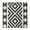 White-67, variant on Waterproof Tablecloth Boho chic Tribal Rustic Nordic Style Earthy Symmetrical Design, Backed for Secure Table Protection
