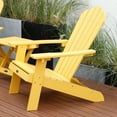 thumbnail image 7 of Adirondack Chair with Cup Holder, Patio Outdoor Chairs, Weather Resistant Lounge Chair, Fade-Resistant, Backyard Furniture Painted Chair, for Lawn Outdoor Patio Deck Garden Porch Lawn, 7 of 7