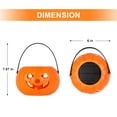 thumbnail image 2 of Lights Up Party Lanterns and Hanging Pom Poms, Plastic Orange, 2 of 6