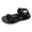 Black, variant on Rokment Men's Orthopedic Arch Support Athletic Walking Sandals Beach Casual Adjustable Ankle Strap Lightweight Summer Outdoor Sports Water Shoes Blue Size 10.5
