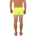 thumbnail image 2 of UZZI Mens Swim Trunks Nylon Boxer Shorts Running Shorts, Neon Yellow, Size: Medium, Uzzi Active Wear, 2 of 2