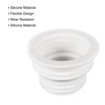 thumbnail image 4 of Uxcell Drain Pipe Seal Hose Silicone Plug Sewer Sealing Ring Connector, White 3 Pack, 4 of 5
