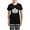 With Checker Pant, variant on CafePress - 2 Im_The_Feisty Pajamas - Women's Short Sleeve Print T-Shirt and Pants Dark Cotton Pajama Set